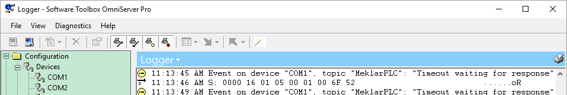 OmniServer Logger Troubleshooting for Comm Errors